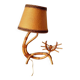 1960s rattan cat lamp