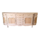 Louis XV style buffet in solid cherry wood, renovated.