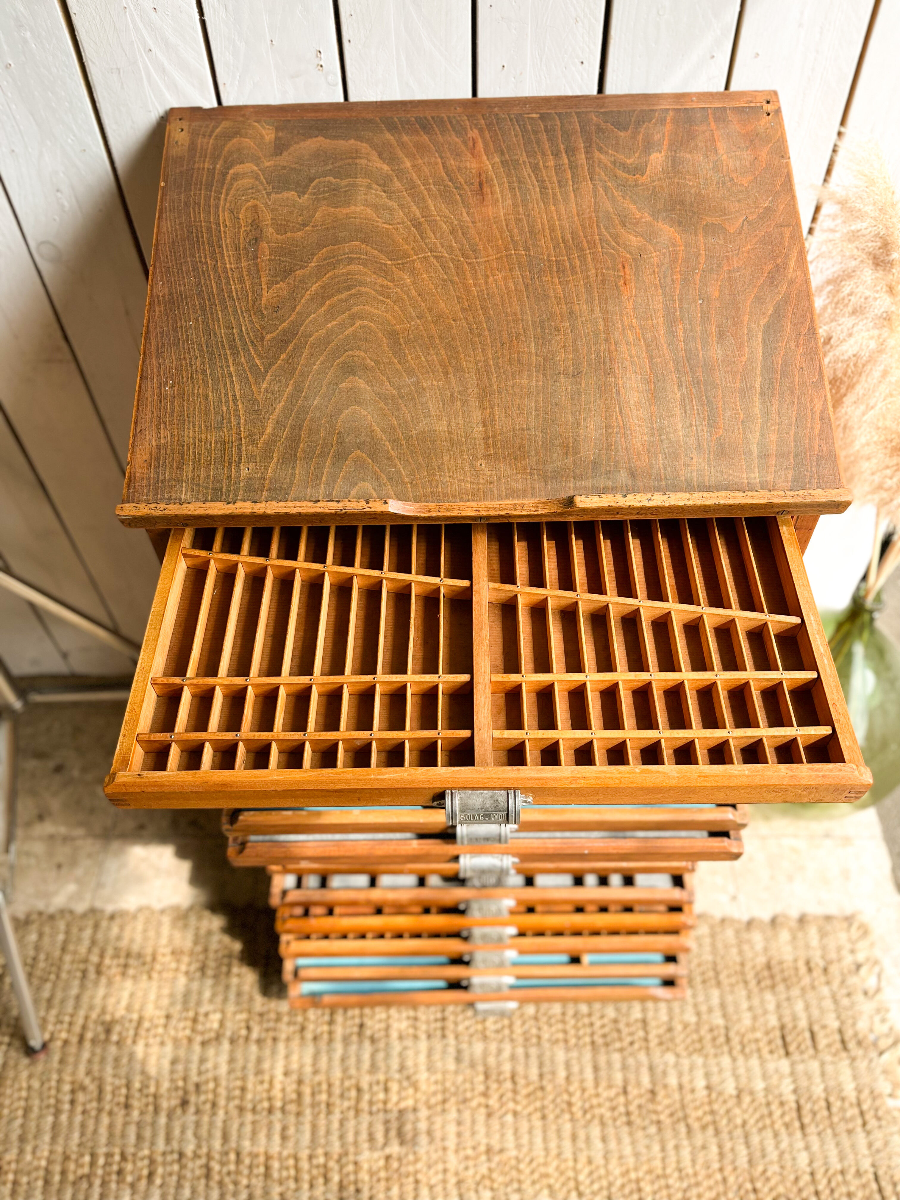 Old printing furniture