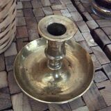 Copper candle holder