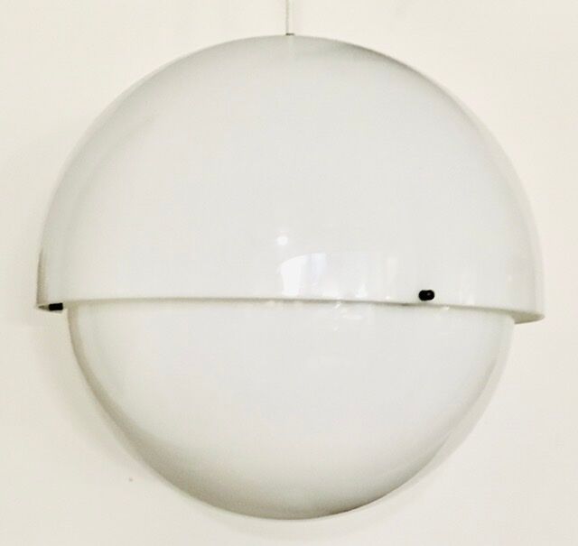 Sphere hanging lamp by L. Banding Buti for Kartell, Italy 1967