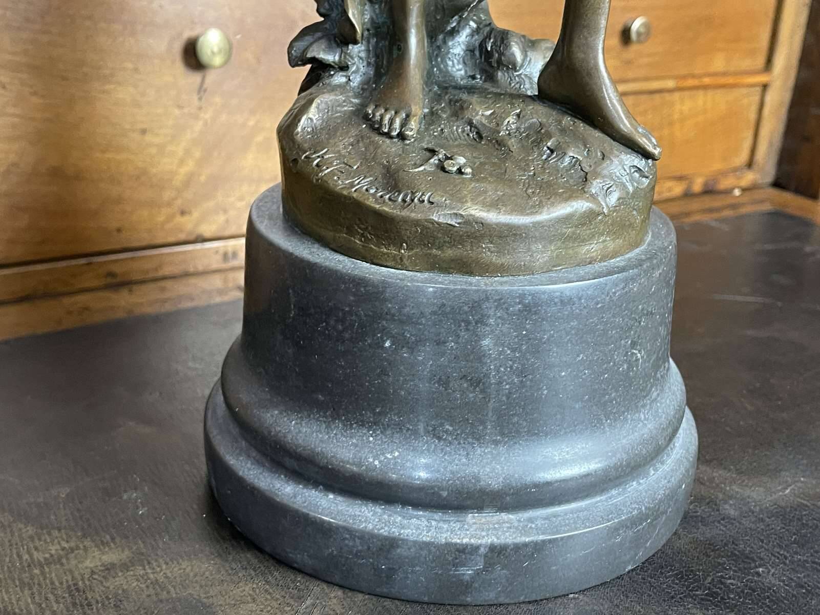 20th century bronze sculpture by Hippolyte François Moreau