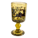 Roemer glass in bubble glass, enamelled, hunter Alfred TAUBE VOHENSTRAUSS Germany