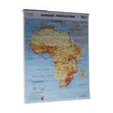 School map poster vintage Africa edition MDI