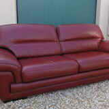 Buffalo leather sofa by Cinna