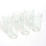 Set of 6 vintage glasses