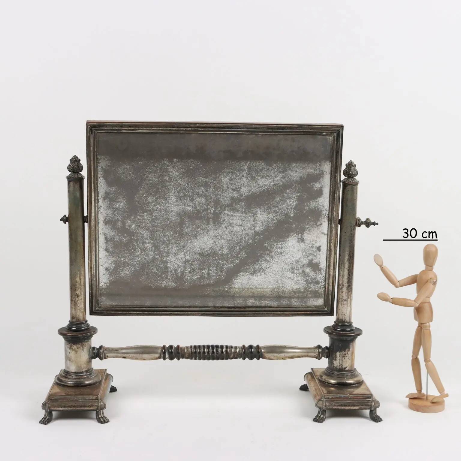Silver-plated table mirror United Kingdom 19th Century