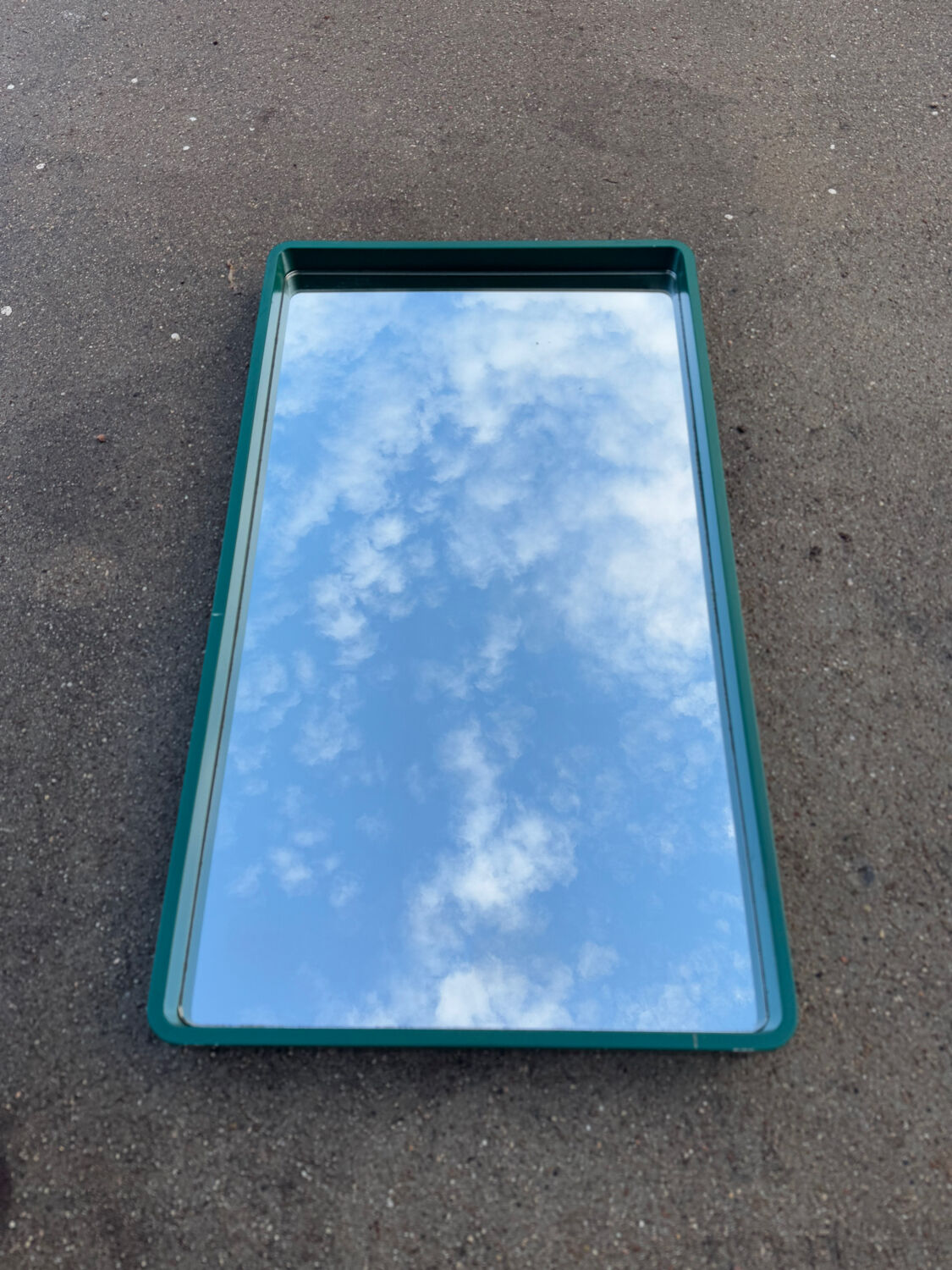 Scandinavian style mirror from the 70s