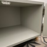 Antique low furniture restyled on wheels