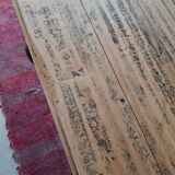 Table bois et fer forgé