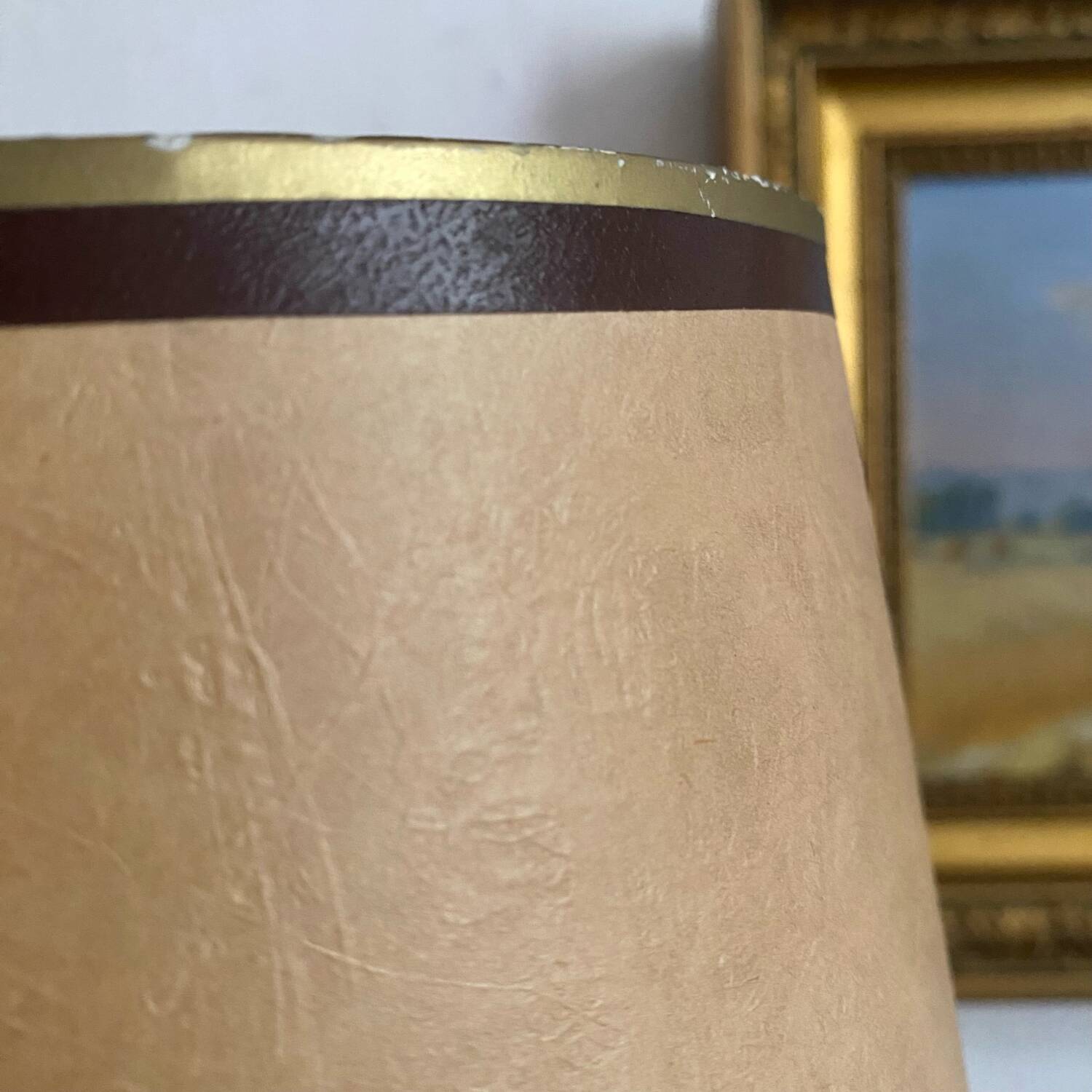 Brass candlestick style lamp