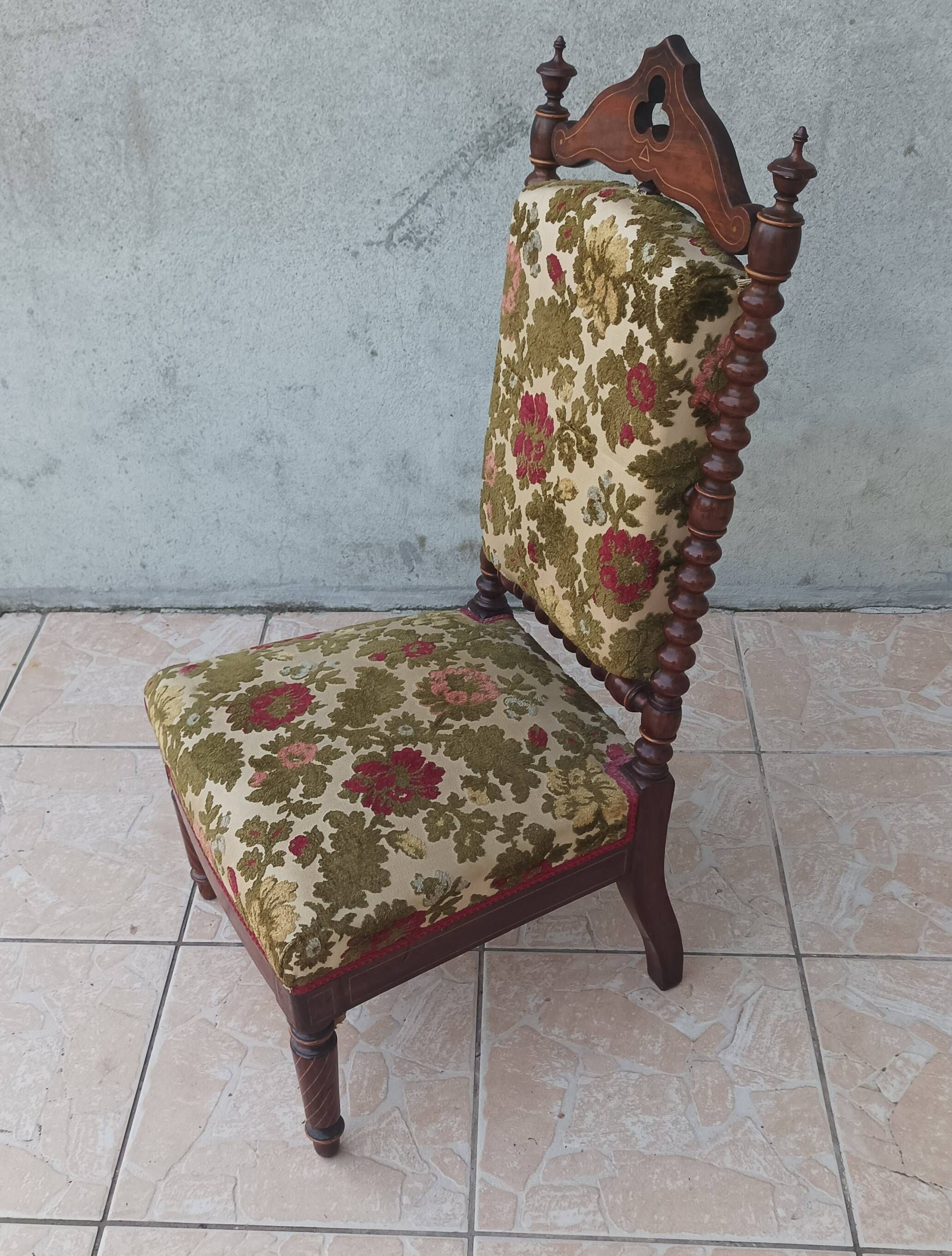 Louis XIII prie-dieu in mahogany, 19th century.