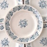 Longwy "Russian" iron clay plates