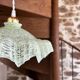 Suspension opaline vintage