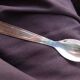 Antique Baptismal Cup + Silver-Plated Spoon - Bird Decoration -