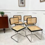 Lot de 4 chaises B32 noires