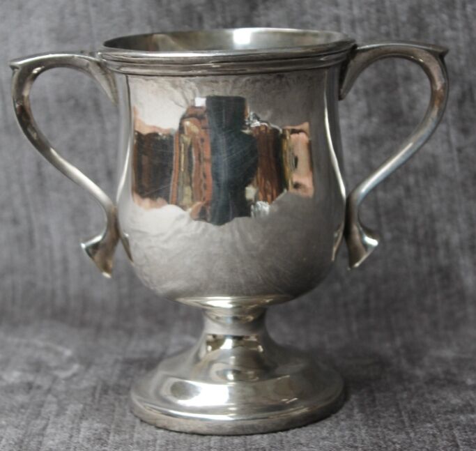 Cup, Germany, 19th century, massive silver 935%