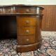 Classic English Kidney Shaped Chesterfield Desk