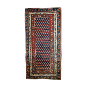 Old Caucasian carpet Gendje handmade 88cm x 177cm 1880s