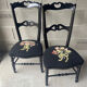 Pair of old nurse's chairs from the Napoleon III period