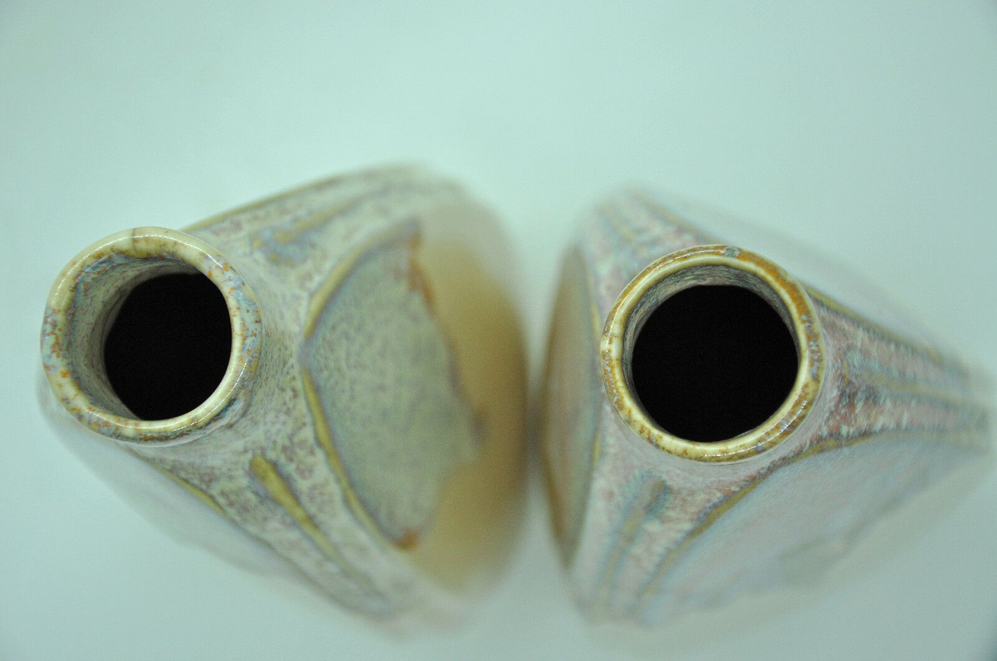 Paire de vases grés signé Cazanov collection céramique 50