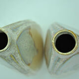Pair of vases signed Cazanov ceramic collection 50
