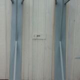 Pair of large wooden benches