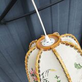Suspension lampshade fabric vintage japanese pattern