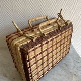 Wicker suitcase