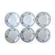 Set de 6 assiettes plates de Saint Amand années 50