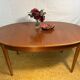 Mid-Century Vintage Teak Extending Dining Table 1960 Danish-Inspired Design