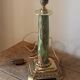 Lamp foot marble and bronze old 19th century
