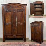 19th century Breton chestnut wardrobe