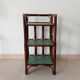 Vintage standing shelf in bamboo and rattan