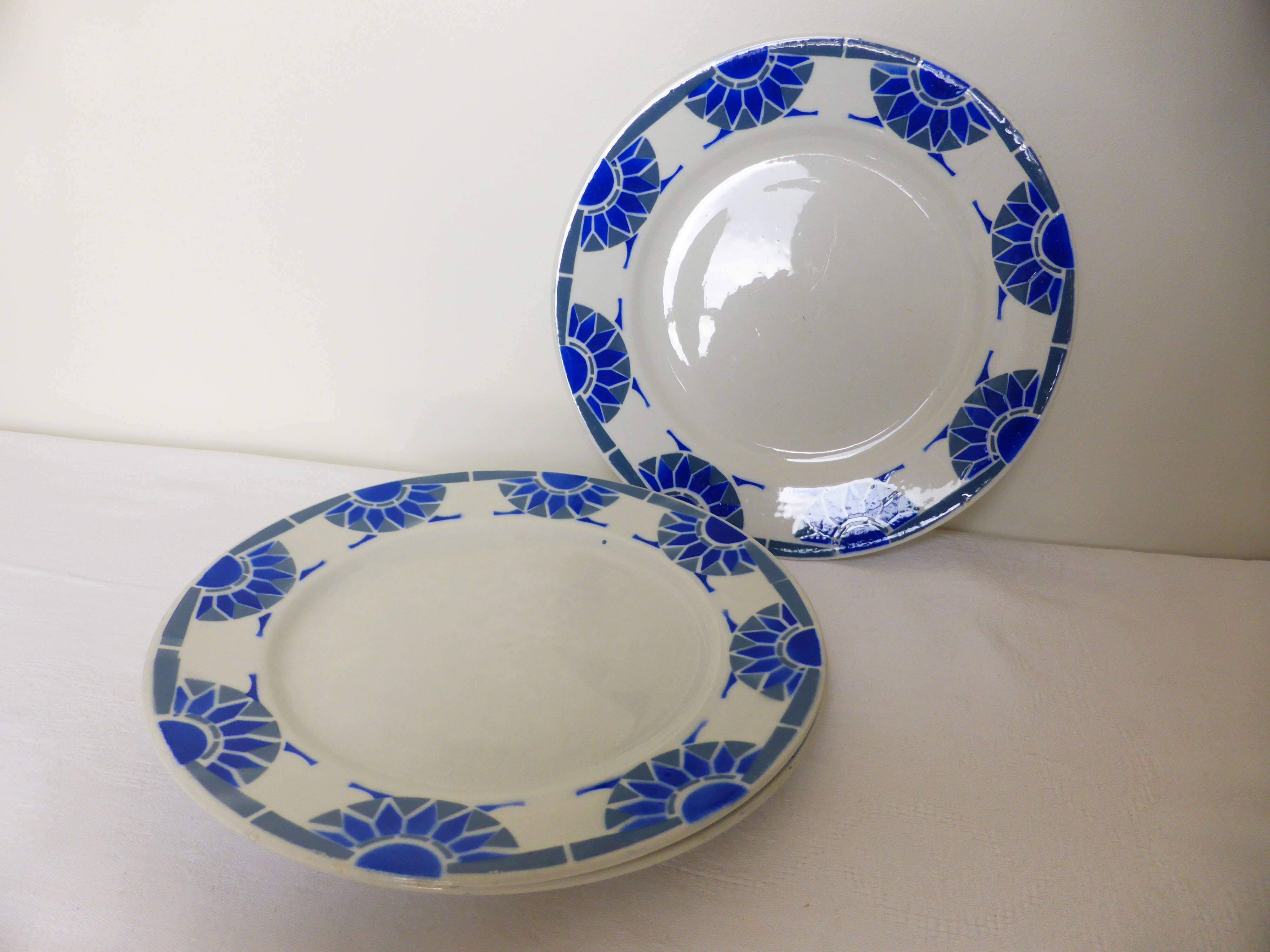 3 flat plates Céranord St Amand model Roxy 2103155