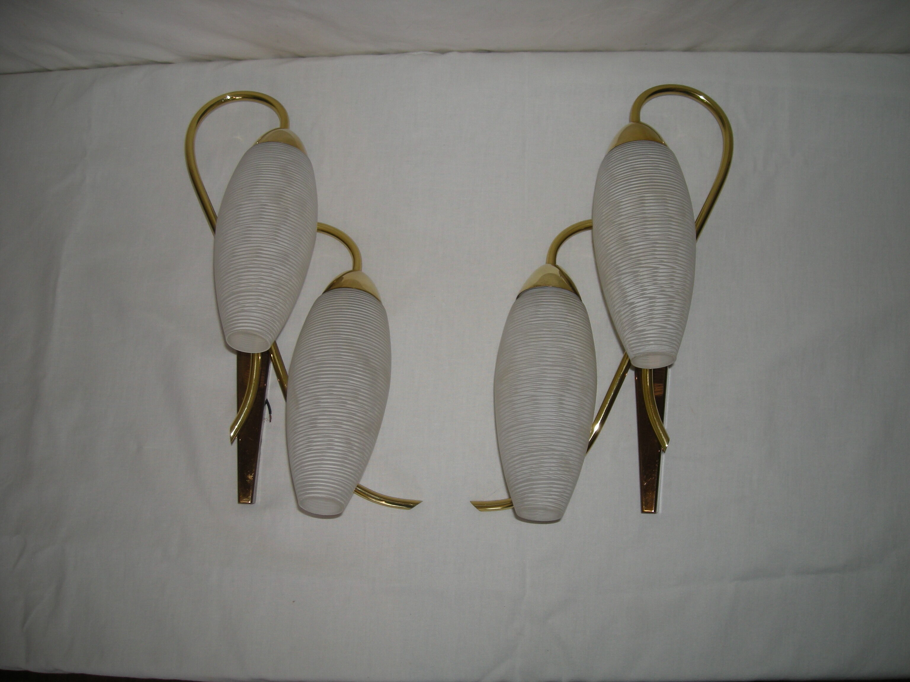 Pair of double sconces from the 50s