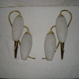 Pair of double sconces from the 50s