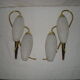 Pair of double sconces from the 50s