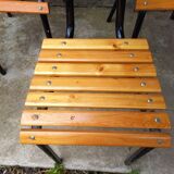 Slatted chairs 50s