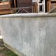 Baignoire en zinc ancienne