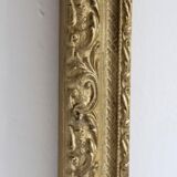 Old gilded wooden frame