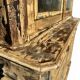Large two-body sideboard Louis Philippe – blue beige patina