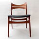 Un lot de deux chaises danoises modele 310 d'Erik Buck, 1960