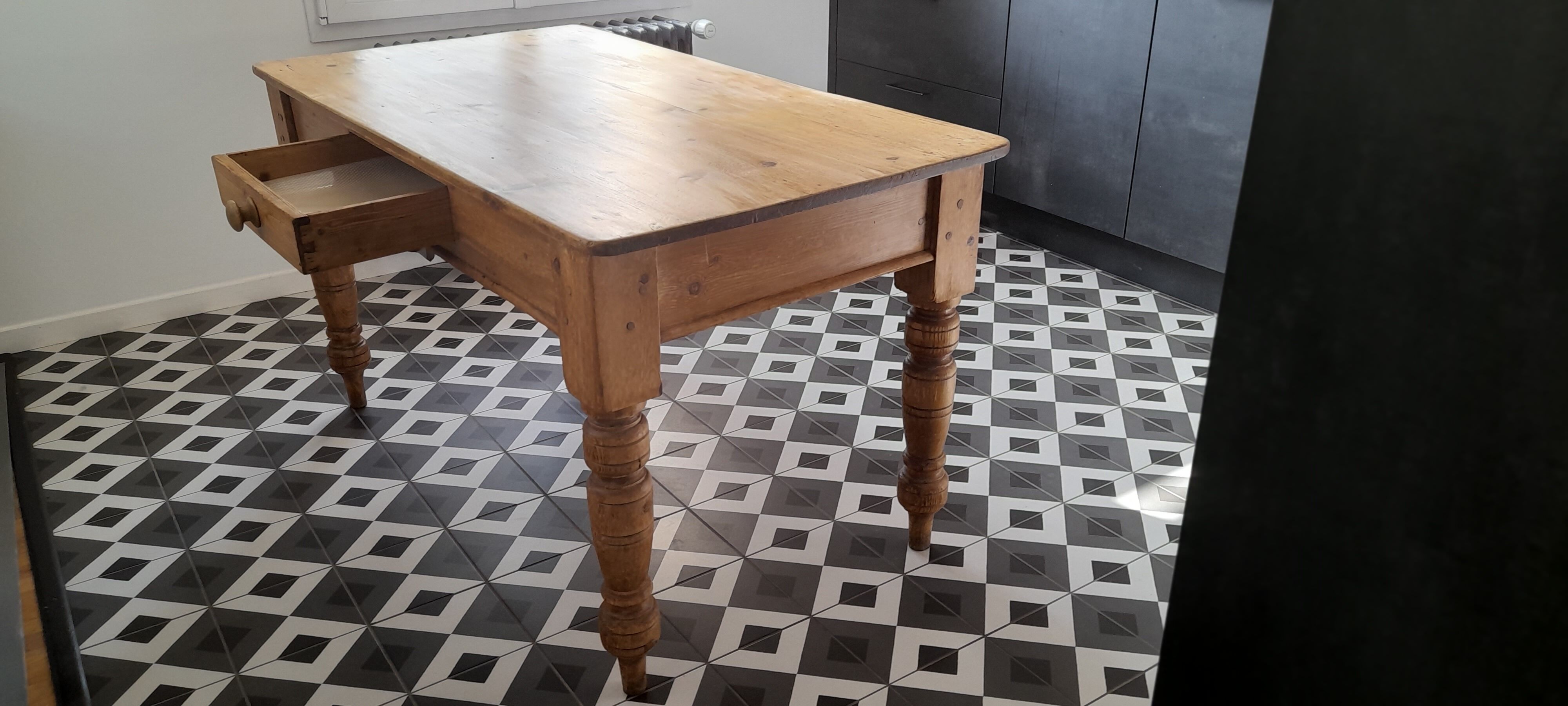 Old English farmhouse table