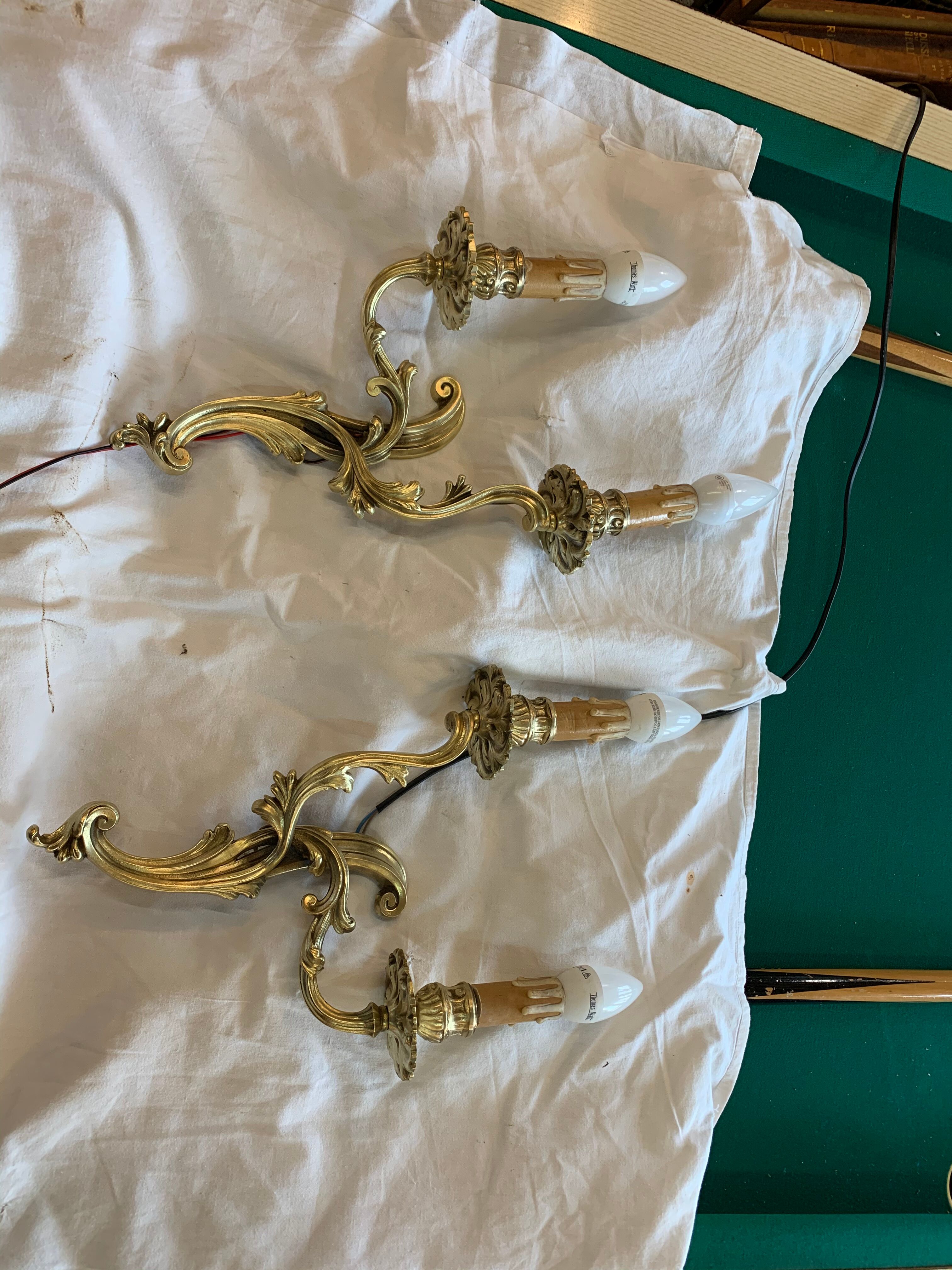 Pair of wall light in Bronze Louis XVI