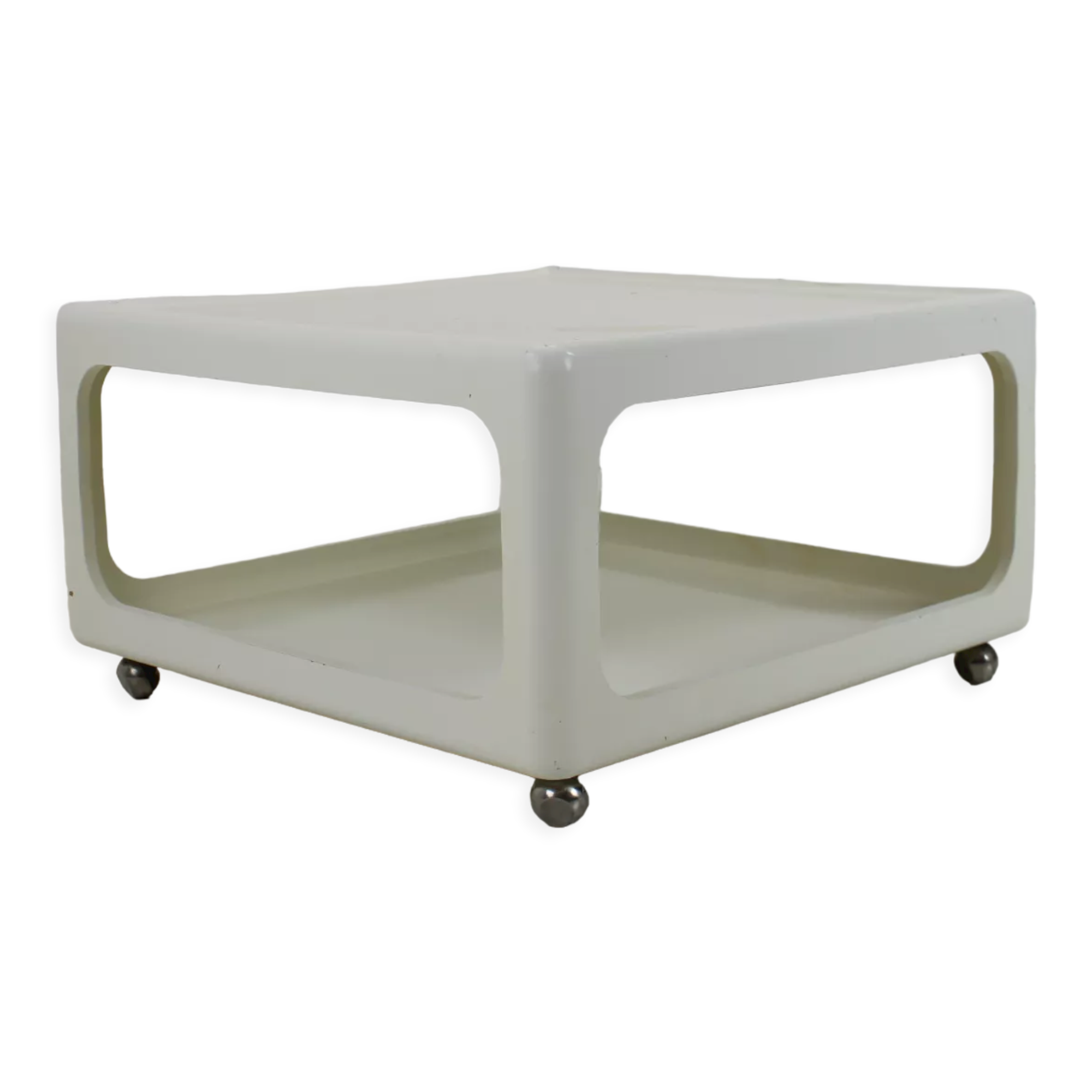 Mid-century space age coffee table, peter ghyczy and ernst moeckl, germany, 1970