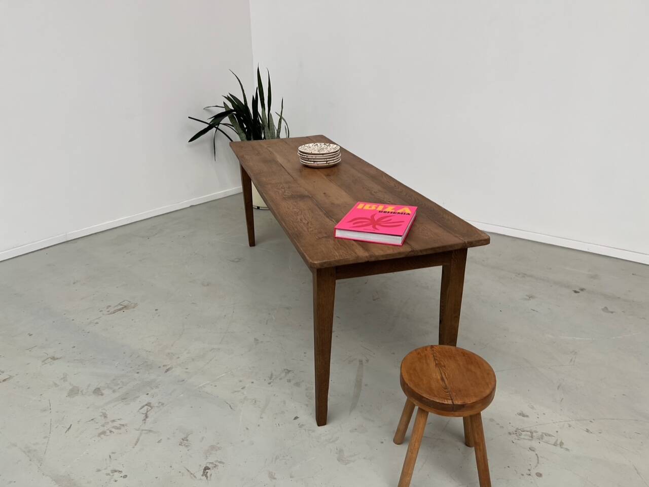 Oak farm table 220cm