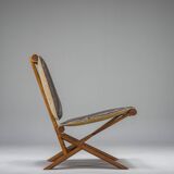 French S46 Dromadaire Chair by Pierre Chapo for Ebenisterie Seltz, 1970s