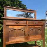 Art Nouveau oak sideboard