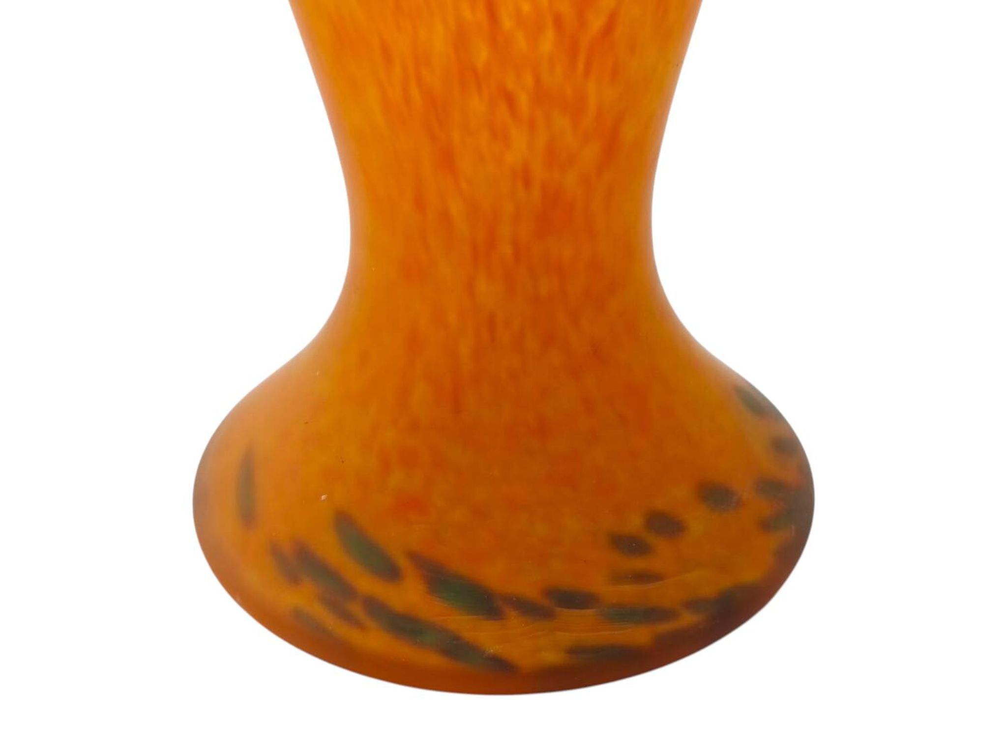 1980s V.A. France Table Lamp - Blown Glass Mushroom Shape